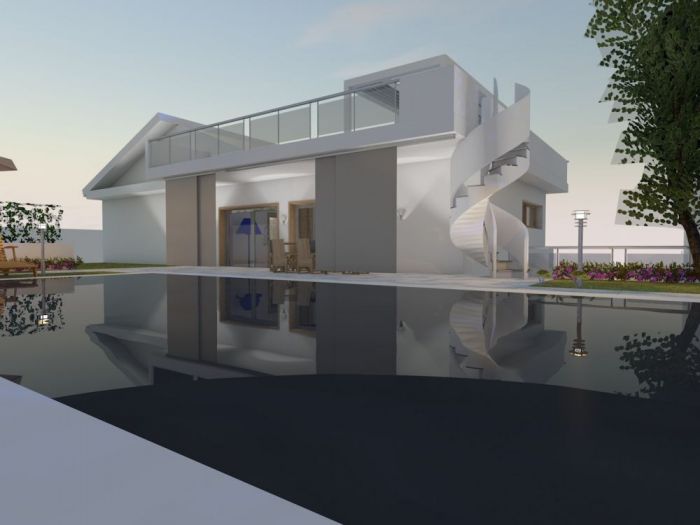 Archisio - Stiffi Francesco Architetto - Progetto Costruzione di una villa con piscina
