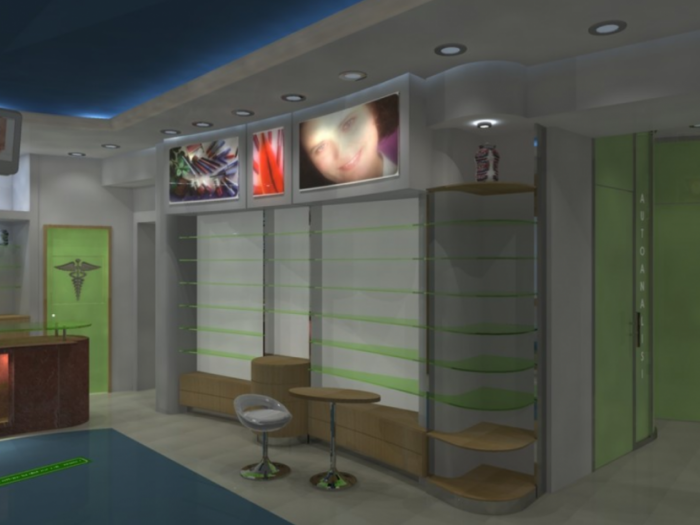 Archisio - Tecnocad Service - Progetto Rendering farmacia