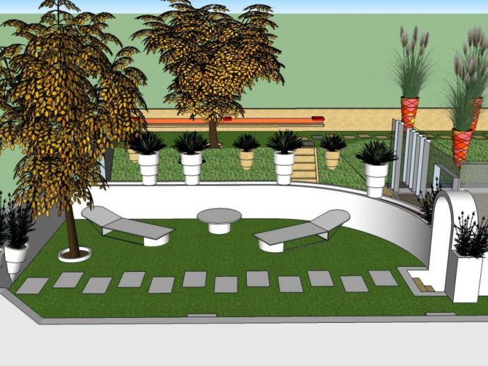 Archisio - Luca Righetto - Progetto Progettazione giardini Uno sguardo dal monte