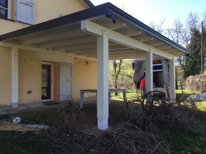 Archisio - Codeluppi E Rossi Snc - Progetto Porticato in legno