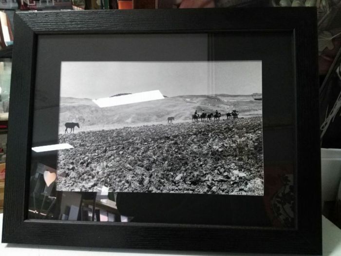 Archisio - Vetreria Mucci - Progetto Cornice weng nera con passepartout nero