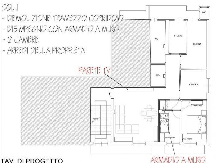 Archisio - Francesca Morano - Progetto Ristrutturazione - progetto 6