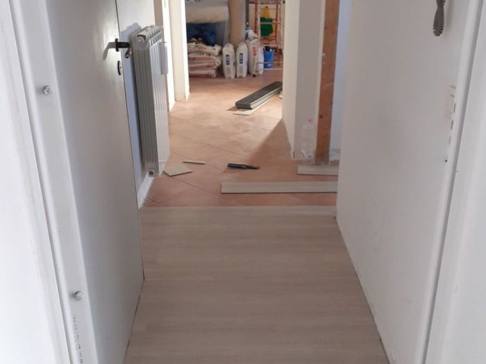 Archisio - Mani Srl Ristrutturazini - Progetto Restyling zona living appartamento sito in roma zona boccea