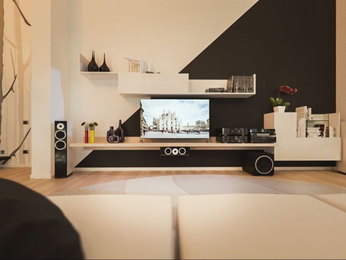 Archisio - Annalisa Carli - Progetto Un attico in stile loft in milano