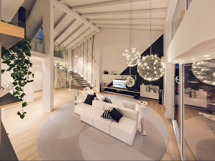 Archisio - Annalisa Carli - Progetto Un attico in stile loft in milano