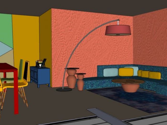 Archisio - Intrecciodilinee Creative Design Studio - Progetto Re-looking di un appartamento a montpellier