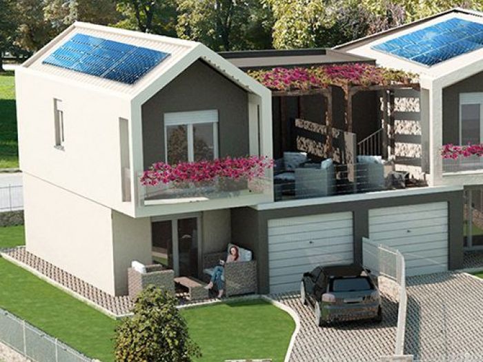 Archisio - Matteo Amela - Progetto Via torinoprogetto residenziale di nuova costruzione di 4 villette