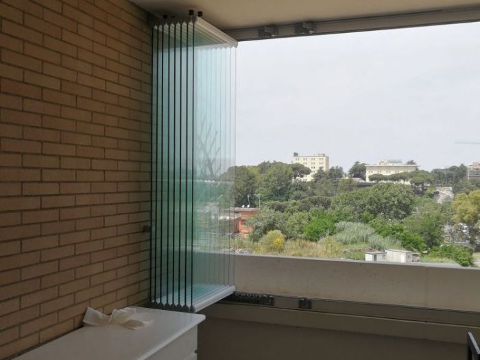 Archisio - Italservtech Infissi - Progetto Vetrate panoramiche roma-aurelia