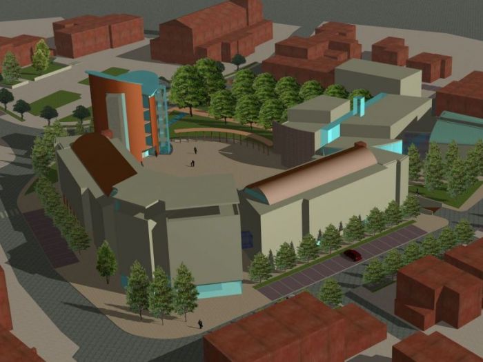 Archisio - Stefano Bassan By Architettidomicilio - Progetto La nuova piazza centrale di paese di treviso