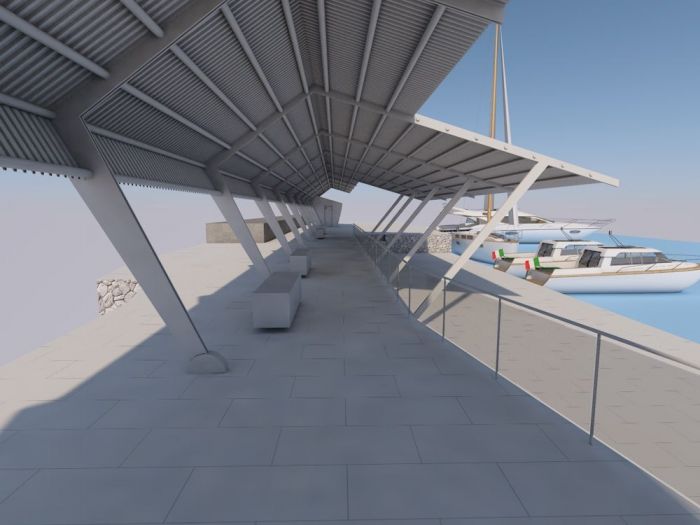 Archisio - Rdstudioarchitettura - Daniele Russo - Progetto Pensilina in acciaio