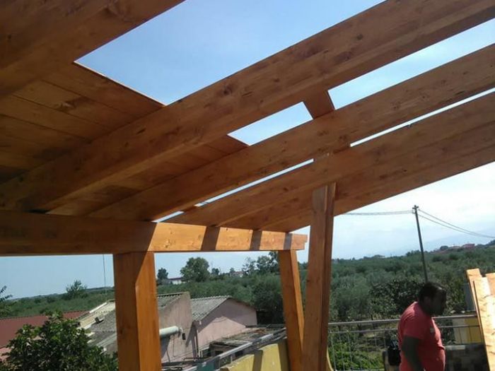 Archisio - Falegnameria Idea Arredi - Progetto Tetto in legno