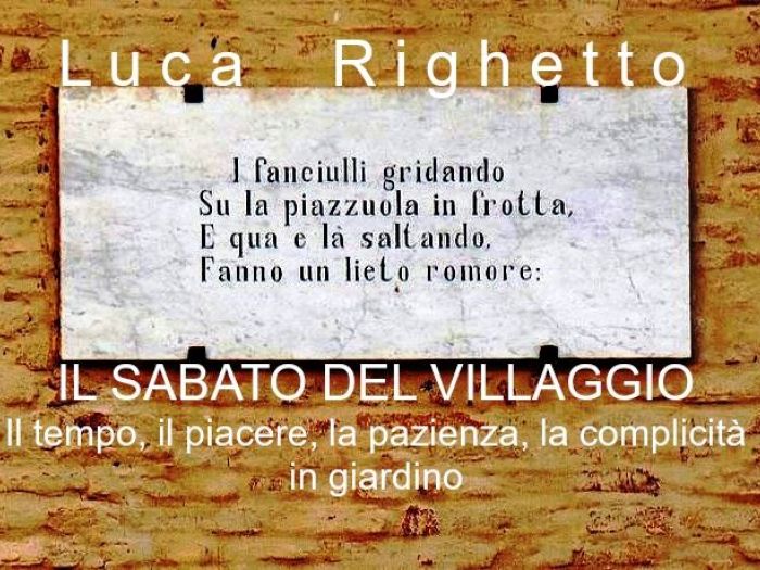 Archisio - Luca Righetto - Progetto Pensieri e considerazioni su piante e giardini Link agli articoli in httpsprogettazione-spazi-verdibusinesssiteutmsourcegmbutmmediumreferral
