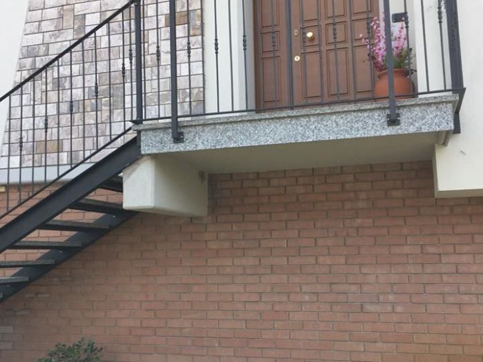 Archisio - Piccola Carpenteria Metallica - Progetto Ringhiera in ferro e scalini