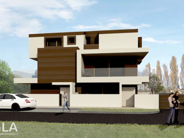 Archisio - Glagabriele Lottici Architetto - Progetto Casa per due famiglie