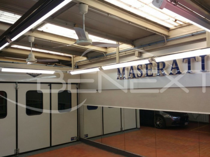 Archisio - Be Next srl - Progetto Progetto illuminazione led carrozzeria e centro auto roma