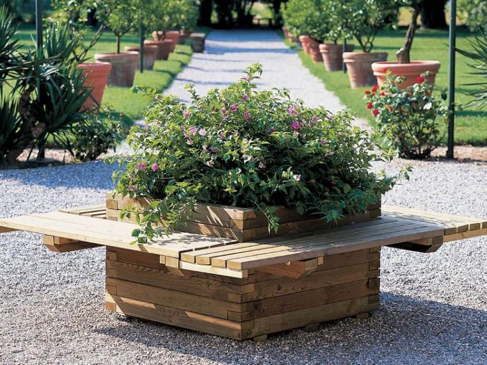 Archisio - Alce srl - Progetto Mobili da giardino e arredo urbano