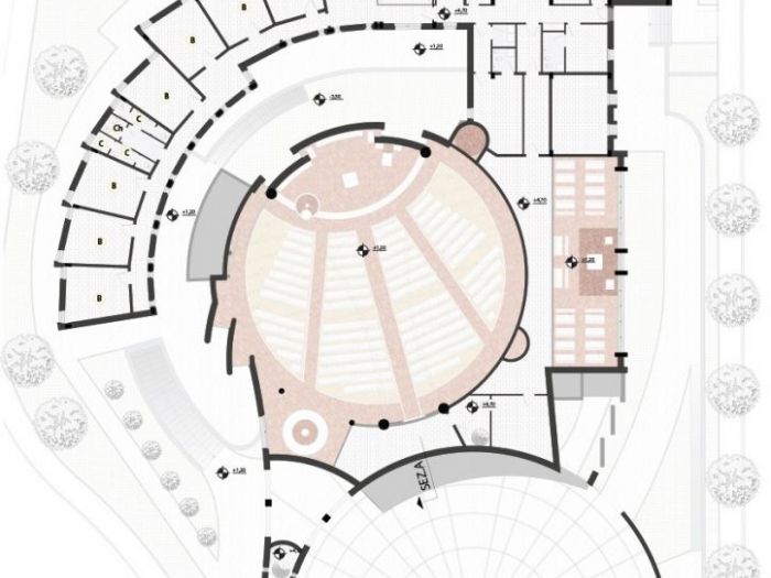 Archisio - Marco Dileo - Progetto San benedetto abate church