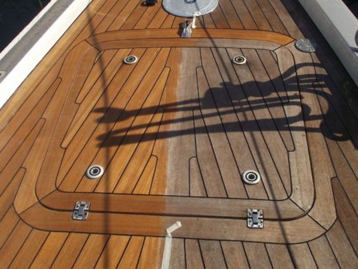 Archisio - Formapiana - Progetto recupero estetico e protezione idrorepellente su particolari in teak nautico