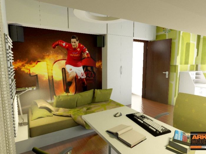 Archisio - Michele Savoia Arkwork srl - Progetto Camera per un adolescente