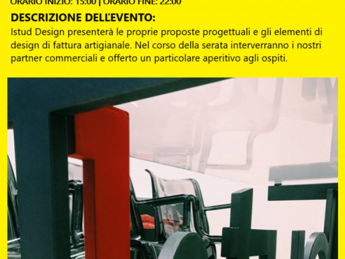 Archisio - Istud Design - Progetto Studi aperti 2018