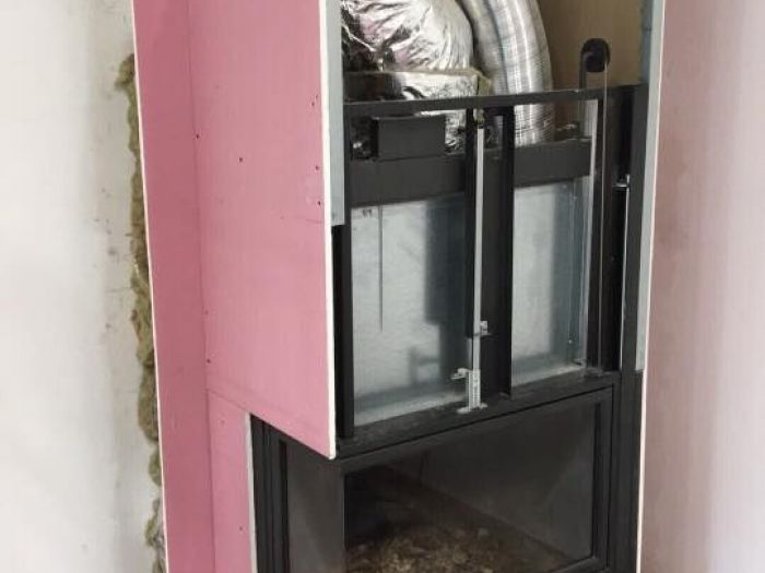 Archisio - Cartongesso Design - Progetto Realizzazione camino in cartongesso