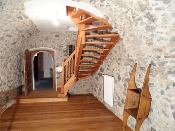 Archisio - Falegnameria Decrestina Pierluigi - Progetto Scala in larice evaporato