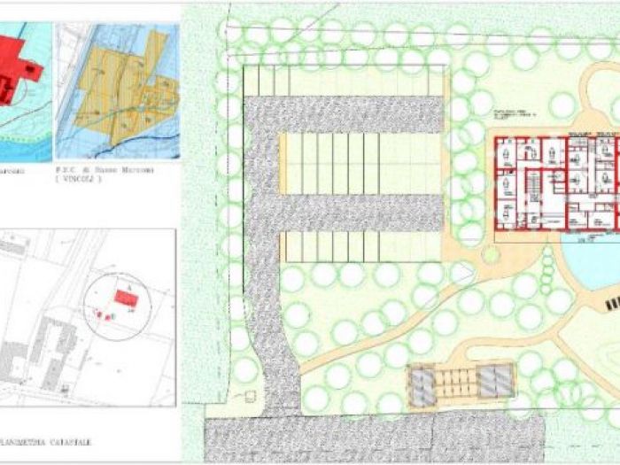 Archisio - Romano Osti - Progetto Palazzo rossi valutazione preventiva centro benessere