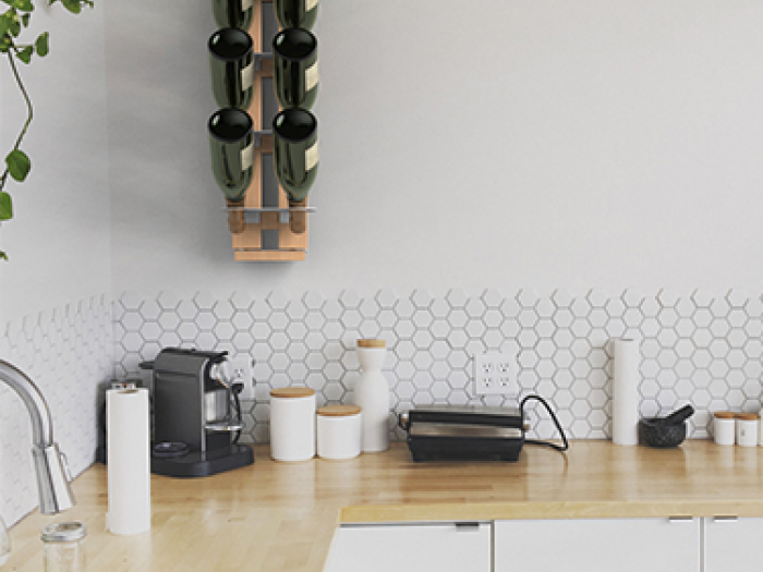 Archisio - Le Zie Di Milano - Progetto Zia gaia Il portabottiglie