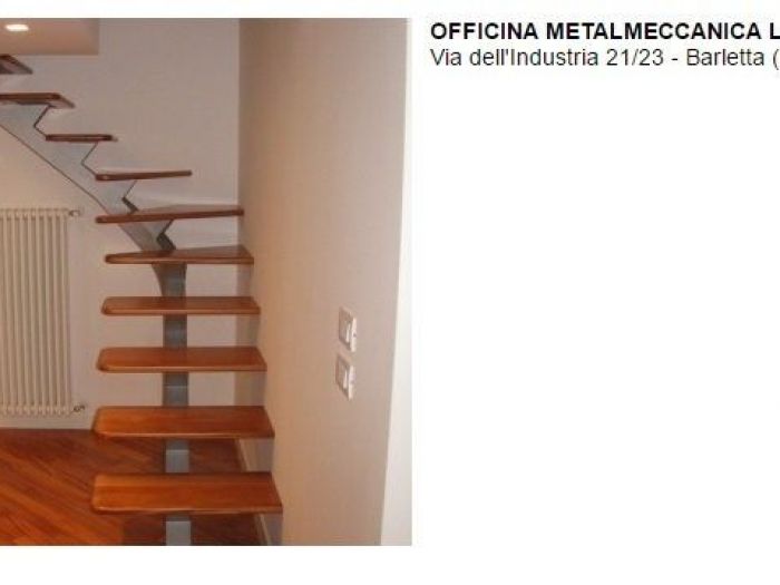 Archisio - Officina Metalmeccanica Lanotte - Progetto Scale materiali utilizzati