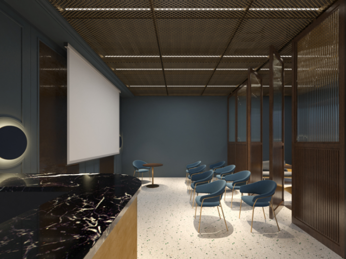 Archisio - Noname Studio - Progetto Left right whiskey bar