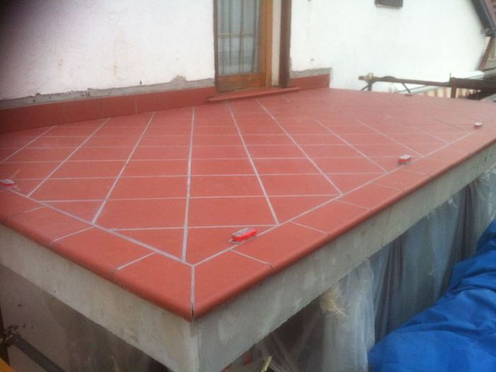 Archisio - Tergeste Ristrutturazioni - Progetto Livellamento impermeabilizzazione ecopertura a piastrella di una terrazza