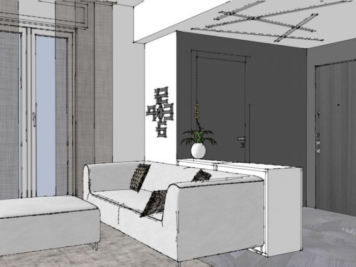 Archisio - Cristina Colombini - Progetto Un appartamento per tre