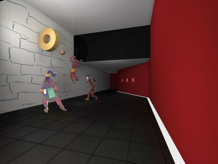 Archisio - Javier Reyes Batista - Progetto Marte museumHall allestimento temporaneo