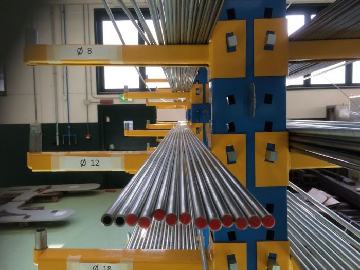 Archisio - Imetallici Di Taverna Andrea Taverna - Progetto Scaffale cantilever