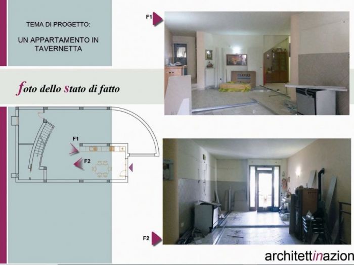 Archisio - Concetta Pastore - Progetto Un appartamento in tavernetta