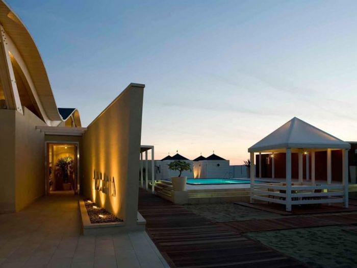 Archisio - Architectural Make Up - Progetto Stabilimento balneare mio e tuo marina di grossetoArch massimo viti arch francesca amore