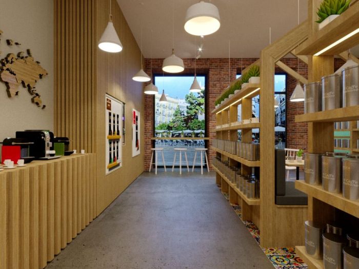 Archisio - Juldis Kassenali Design - Progetto Flagship store - il caff italiano