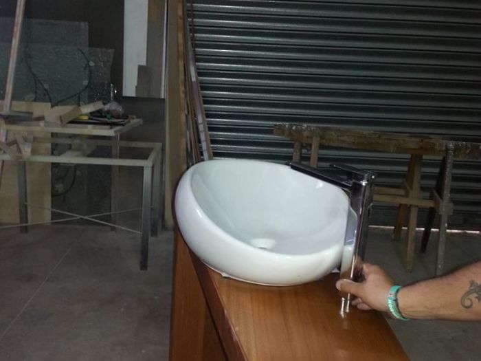 Archisio - Falegnameria Salvioli - Progetto Lavandino