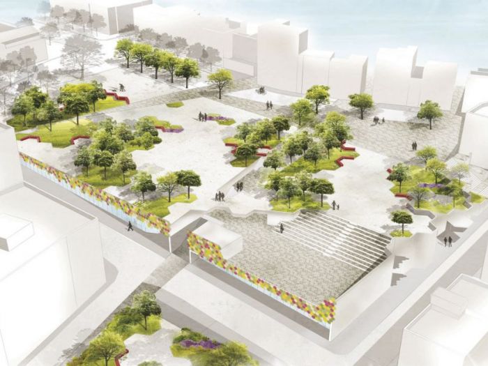 Archisio - Mm Studio - Progetto Piazze aldo modo e berlinguer