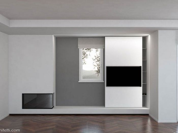 Archisio - Minima Architetti - Progetto Interior design fiumicino arredi su misura