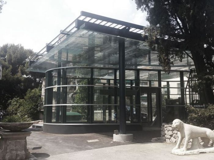 Archisio - Fabio Postani - Progetto Ricostruzione nuovo ascensore tra via cantore e villa scassi a genova sampierdarena