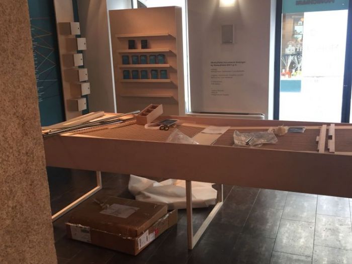 Archisio - Falegnameria Fusetto Arredamenti Dinterni - Progetto Temporary shop brera mi