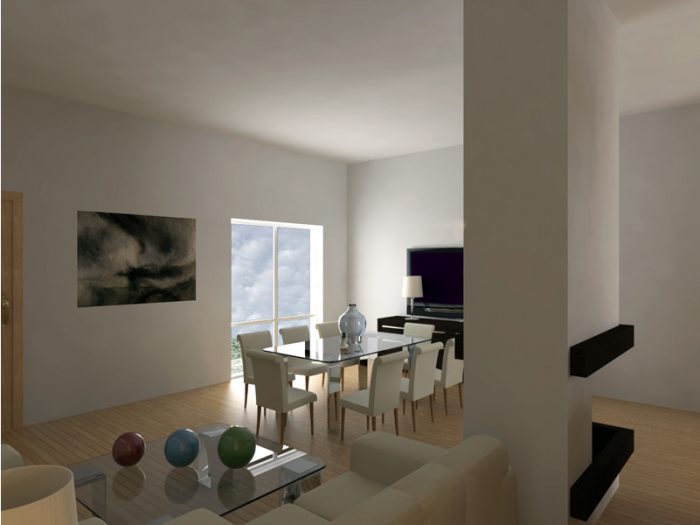 Archisio - Pasquale De Angelis - Progetto Progettazione di interni di una villa a schieraFiumefreddo ct 2011