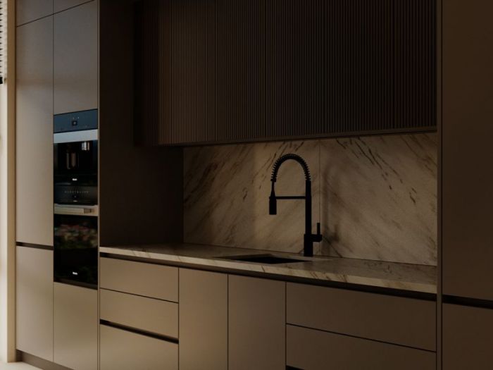 Archisio - Red Head Design - Progetto Soggiorno con cucina