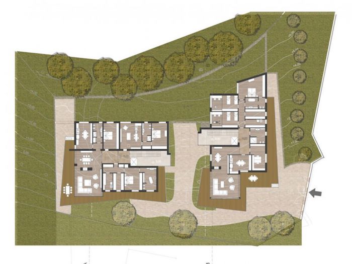 Archisio - Glagabriele Lottici Architetto - Progetto 2 ville sulle colline