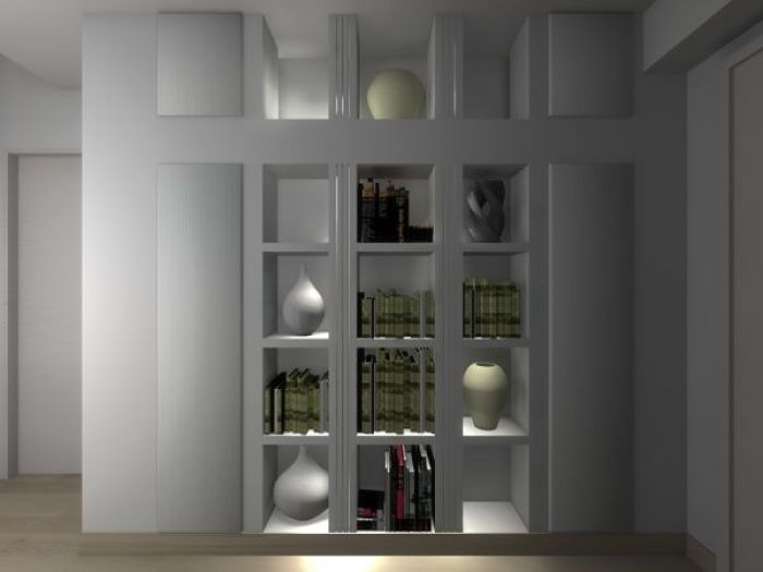 Archisio - Studio82 - Progetto Libreria tagli luminosi