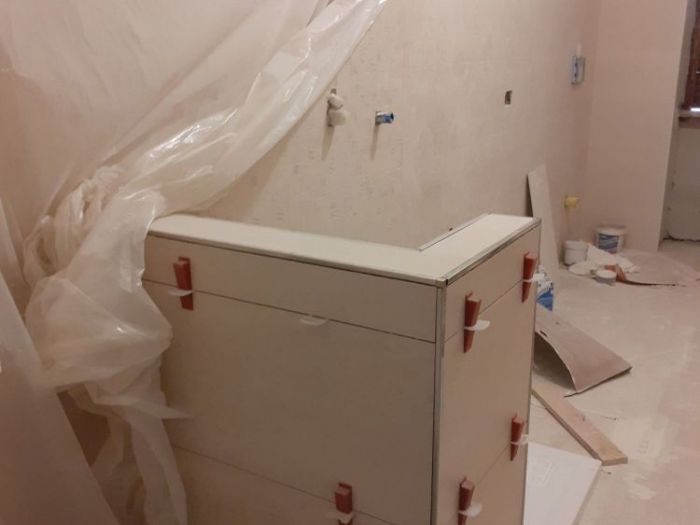 Archisio - Mani Srl Ristrutturazini - Progetto Ristrutturazione zone servizi appartamento roma zona montagnola