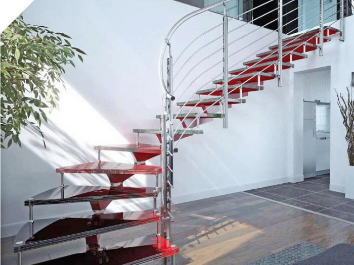 Archisio - Vetreria Artistica Tonazzi - Progetto Scale in vetro e acciaio