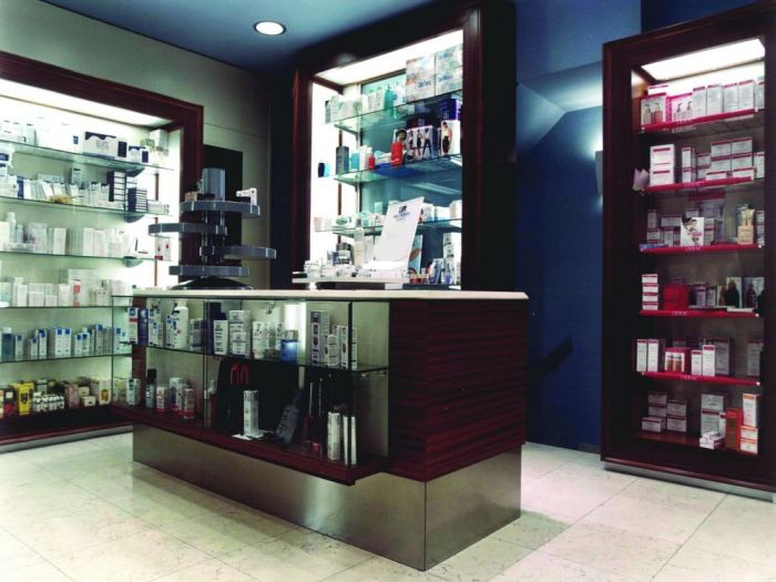 Archisio - X Studio - Progetto Farmacia igea - napoli 2001