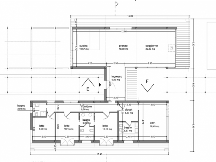 Archisio - Daniele Campolungo - Progetto Progetto di una casa unifamiliare a zagarolo